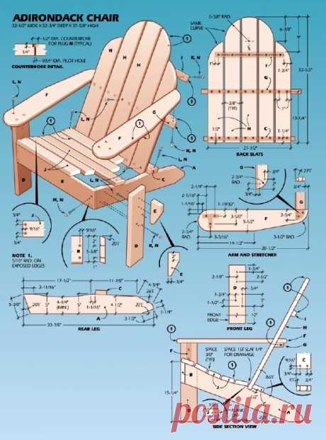 Adirondack chair diy