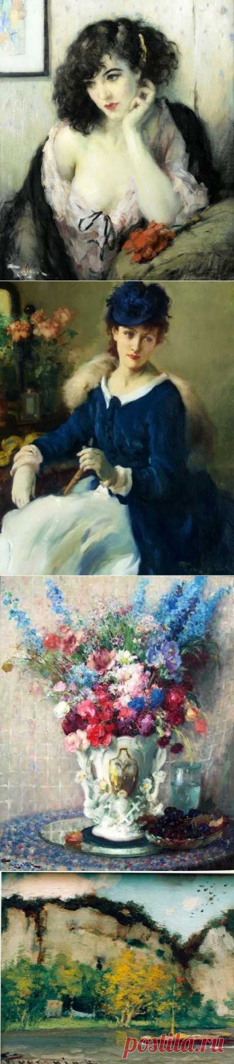 Галерея гламурной живописи - Фернан Туссен (1873-1956)