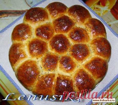 Рецепт: Пирог из булочек с ветчиной и сыром - Torta Danubio