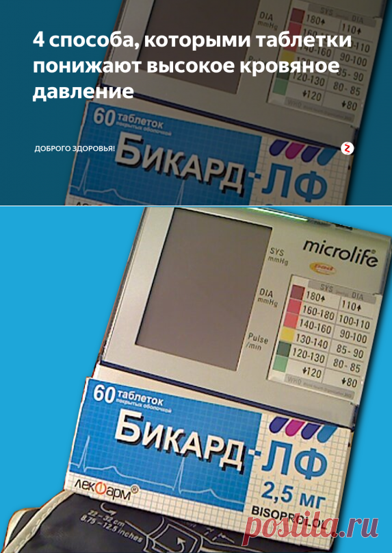4 способа, которыми таблетки понижают высокое кровяное давление | Доброго здоровья! | Яндекс Дзен
