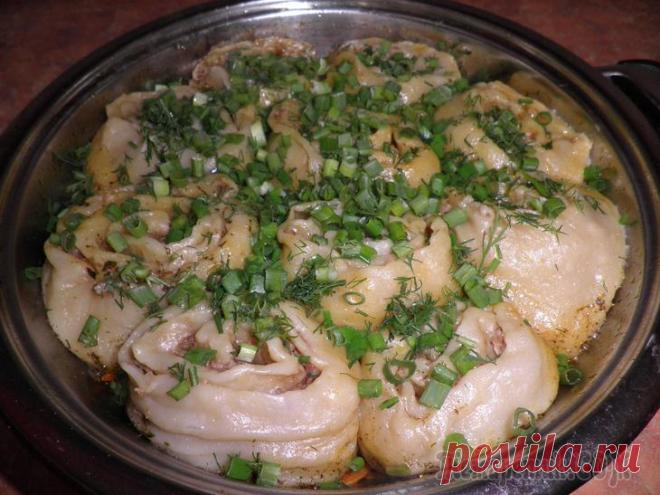 Ленивые пельмени.