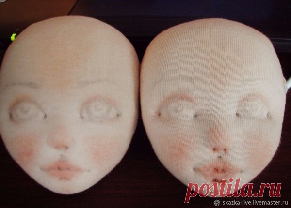 Как сделать выразительное кукольное лицо | all Dolls