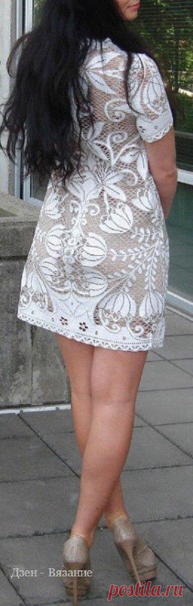 Модели женских платьев с подбором схем | Вязание | Яндекс Дзен