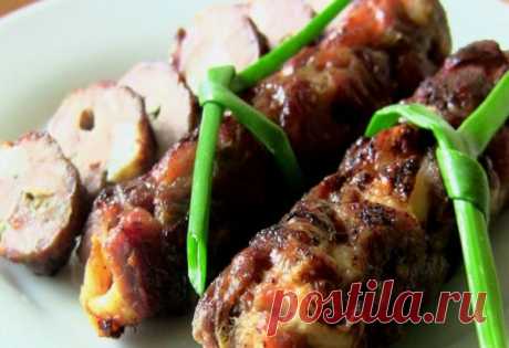 Домашняя колбаска в фольге. Намного вкуснее магазинной