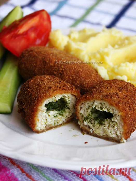 Котлеты по-киевски с куриным фаршем