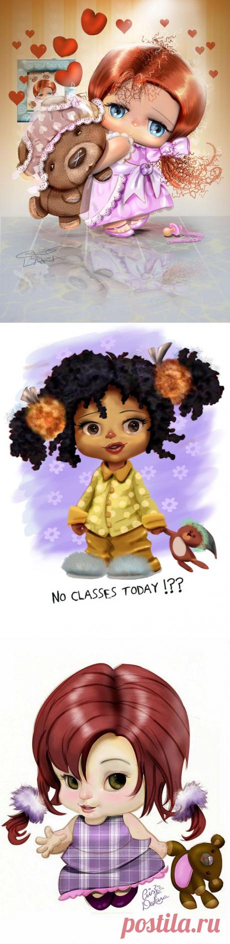 Очаровательные иллюстрации Cris de Lara - С миру по нитке, а у меня блог.