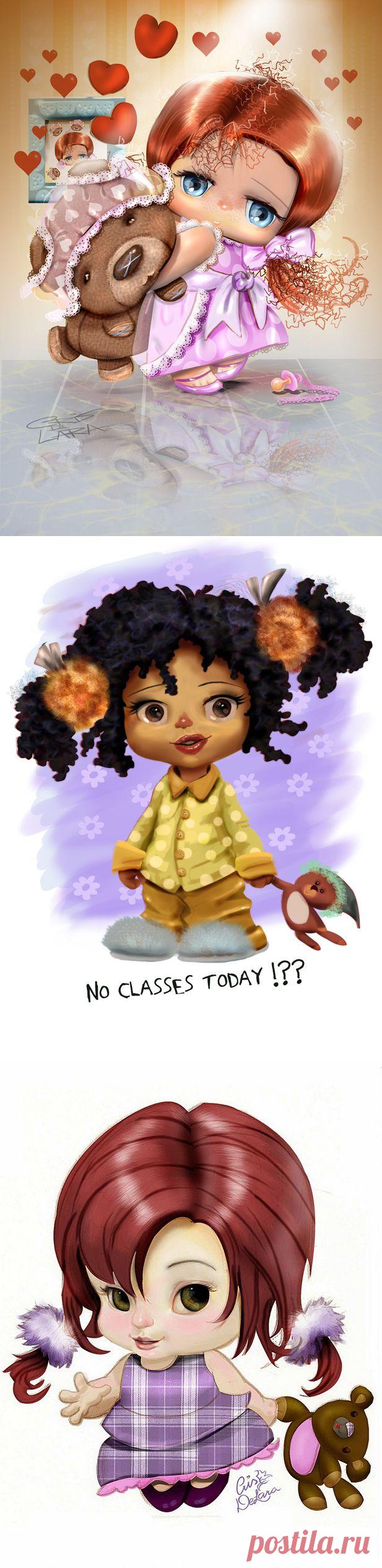 Очаровательные иллюстрации Cris de Lara - С миру по нитке, а у меня блог.