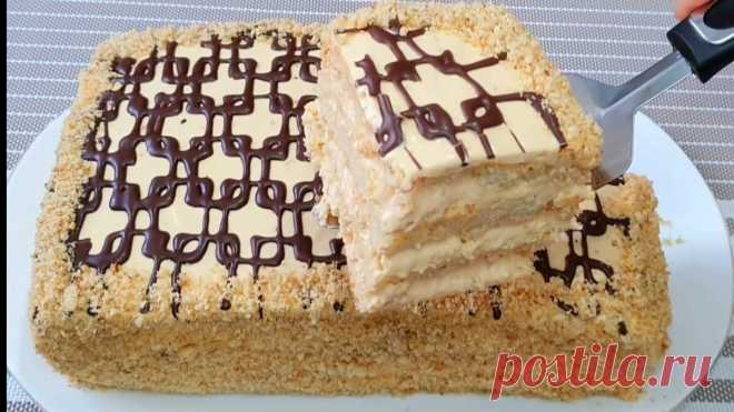 Кусочек буквально тает во рту. Самый простой торт на праздничный стол. Новый год 2023 | Пазанда Замира | Дзен