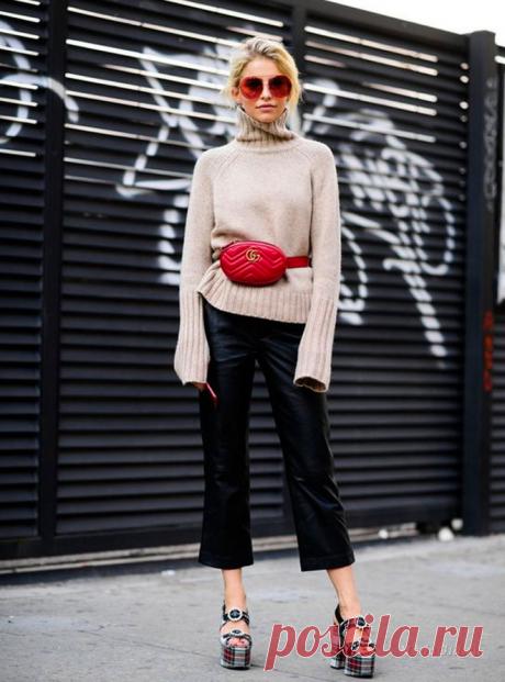 Belt bag (поясная сумка) - самый спорный аксессуар весенне-летнего сезона 2018