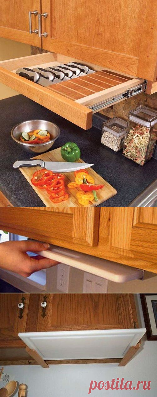 Секретная карта мест для хранения на кухне — AfterworkDIY
