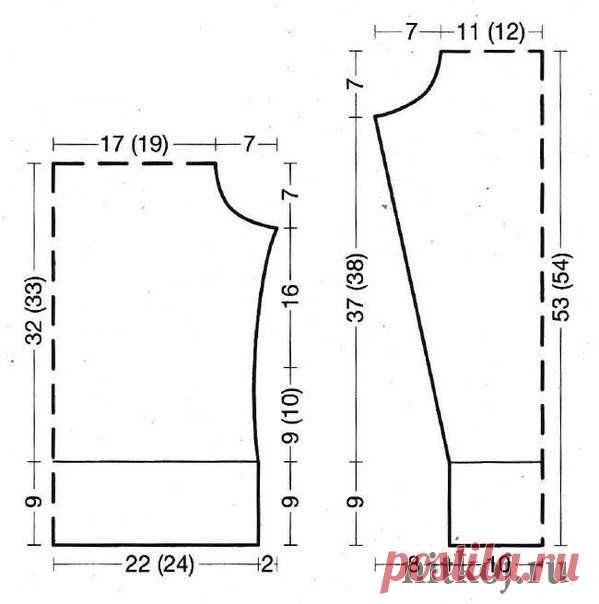 DataLife Engine > Версия для печати > Свитер с круглой кокеткой