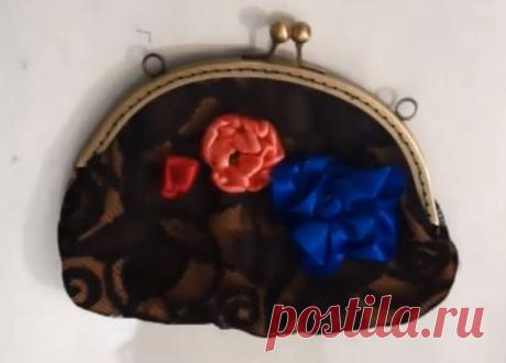 Сумочка с фермуаром - Online Rukodelie