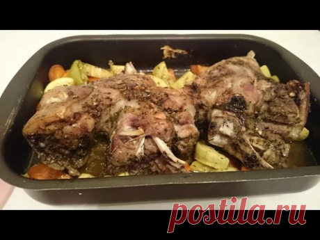 Свиная рулька в духовке рецепт как приготовить блюдо на ужин вкусно и быстро пошагово - YouTube