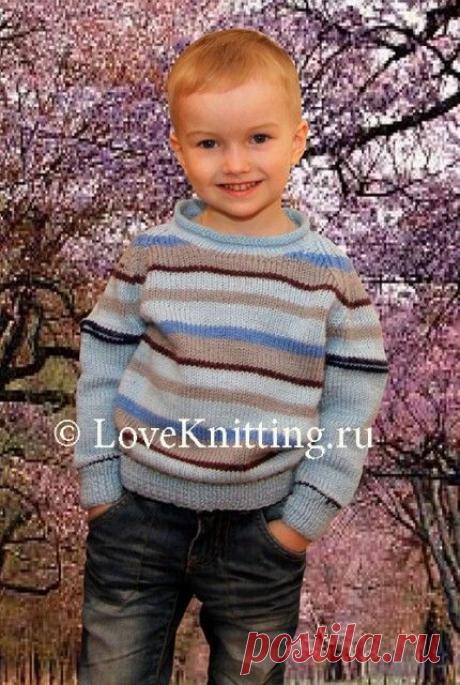 Пуловер в полоску | Искусница