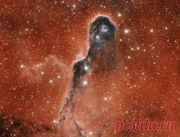 Необычная глобула в IC 1396  / Интересный космос