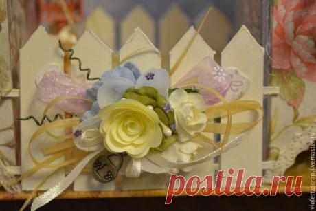 Мастер-класс: изготавливаем дуэт из чайных домиков с конфетницей - Ярмарка Мастеров - ручная работа, handmade