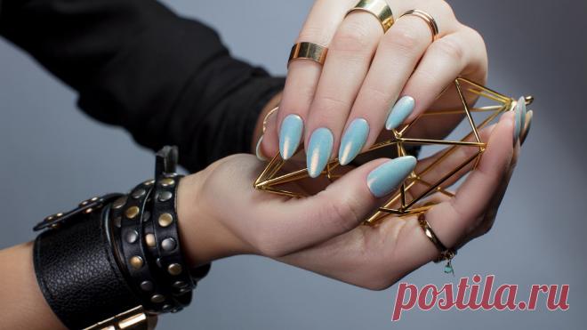 Маникюр на длинные ногти миндалевидной, квадратной формы