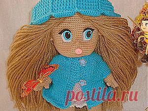 Вязаное пальто и туфельки для куклы. - Ярмарка Мастеров - ручная работа, handmade