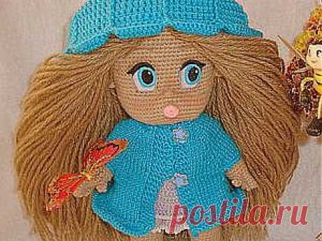 Вязаное пальто и туфельки для куклы. - Ярмарка Мастеров - ручная работа, handmade