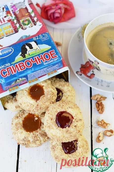 Творожное печенье с начинкой - кулинарный рецепт