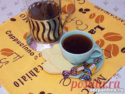 Яблочный чай с корицей и апельсином