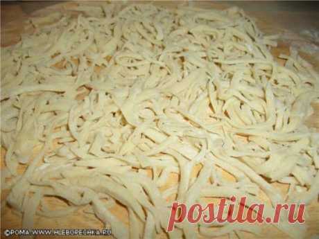Лапша домашняя быстрая - ХЛЕБОПЕЧКА.РУ - рецепты, отзывы, инструкции