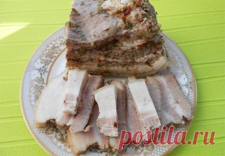 Грудинка варёно-солёная — Сад Заготовка