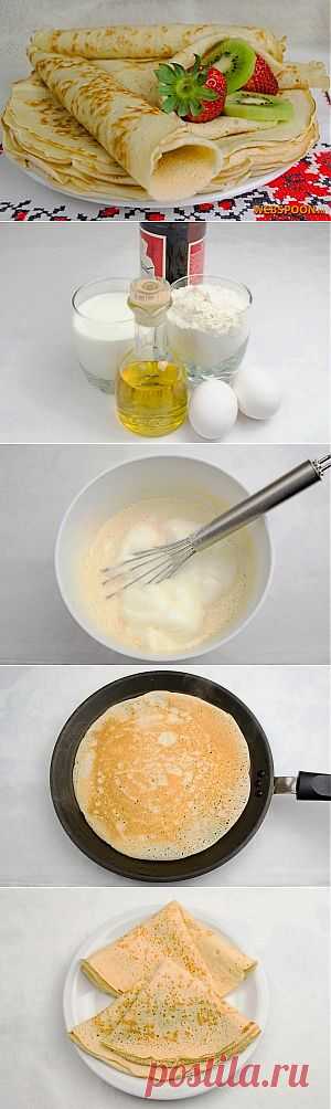 Блины на пиве с фото | Рецепт блинов на пиве | Блинное тесто на пиве на Webspoon.ru