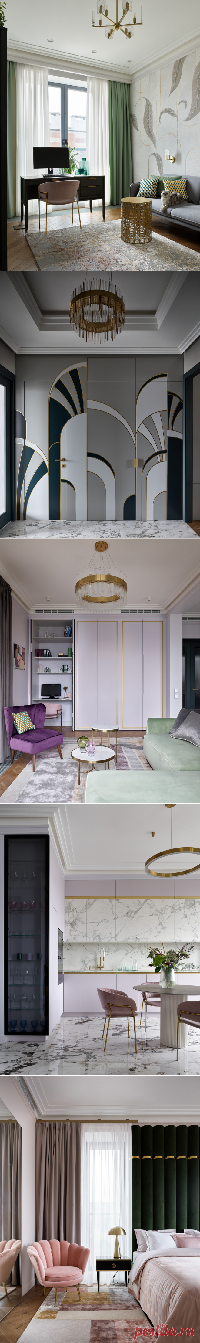 Houzz тур: Современный ар-деко для молодой семьи | Houzz Россия