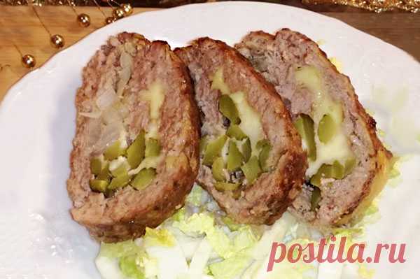 Рулет из фарша «По-домашнему» — Домашняя кулинария