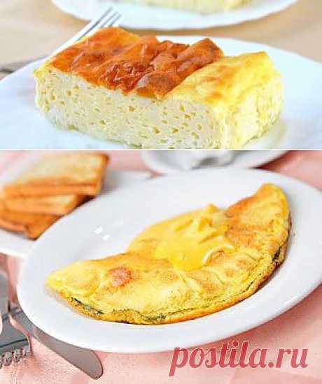 Рецепты омлетов - вкусный завтрак.