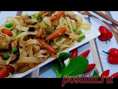 Вы не поверите какая это вкуснятина!! !Самое вкусное второе блюдо из курицы с лапшой!!