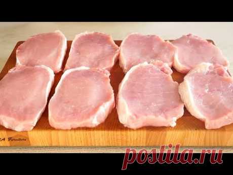Как приготовить свинину. Мясо в духовке. Свинина по-французски.