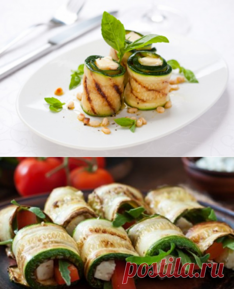 Быстро и вкусно: рулетики из кабачков: News-Homes