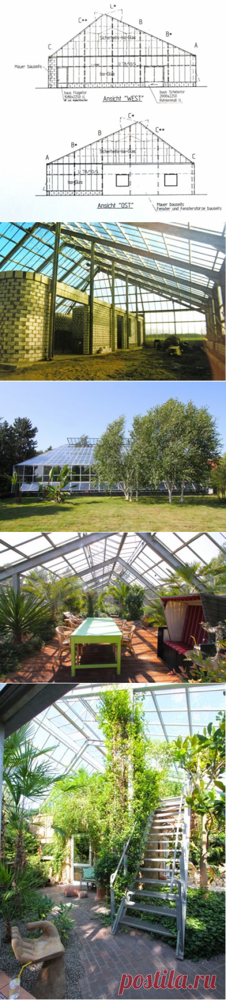 Houzz Германия: Оранжерея для постоянного проживания