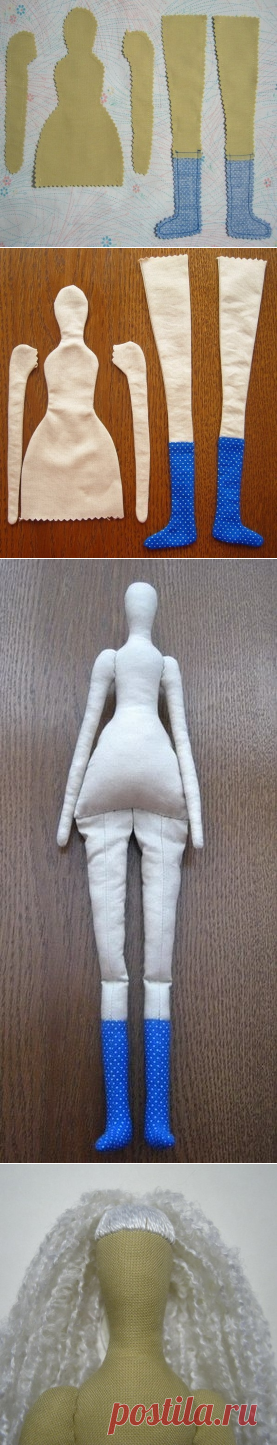 Кукла тильда в плаще. Выкройка и мастер-класс.