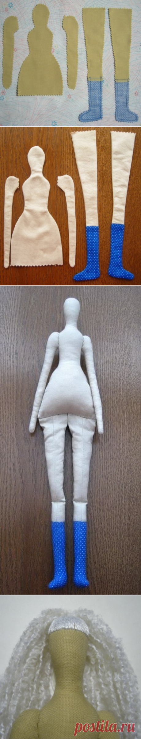 Кукла тильда в плаще. Выкройка и мастер-класс.