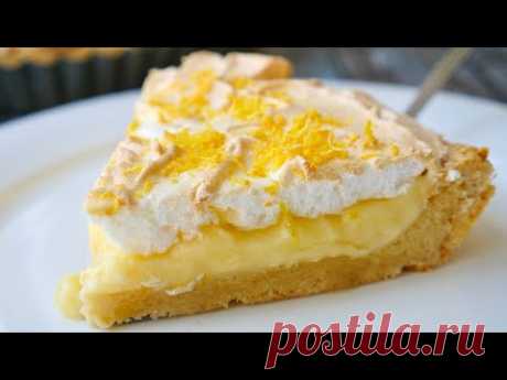 Вкусный песочный Пирог с заварным кремом