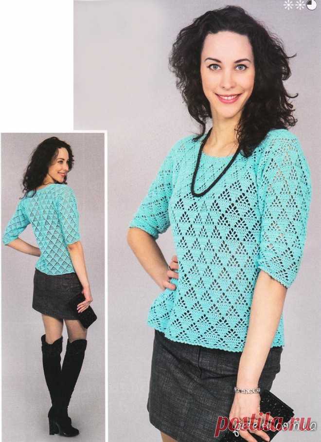 Кофточки крючкои и спицами со схемами » Страница 7