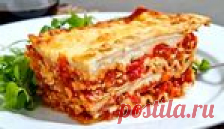 Лазанья с фаршем из армянского лаваша