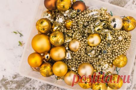 Золотой новогодний декор: 36 завораживающих идей