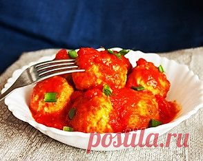 Постные тефтели с грибами и гречкой.