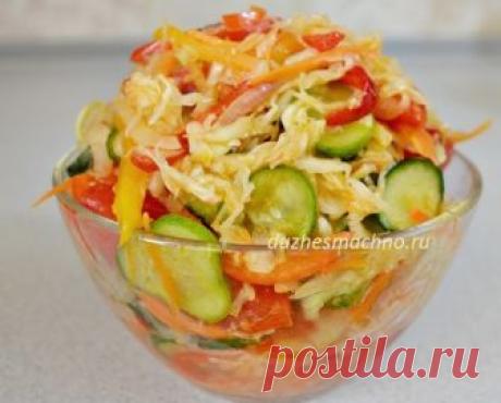 Улетный САЛАТ НА ЗИМУ «Кубанский» с капустой и огурцами – полюбите сразу! | Рецепты Вкусных Блюд