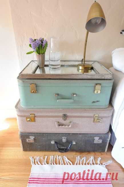 Suitcase Side Table | 221 Upcycling Ideas That Will Blow Your Mind | POPSUGAR Smart Living
