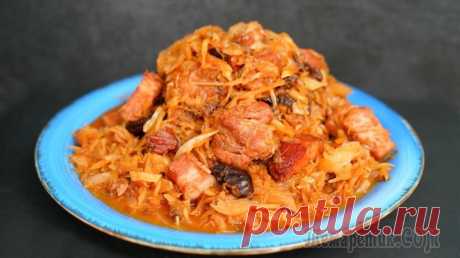 Бигос – шикарное мясо с 2 видами капусты