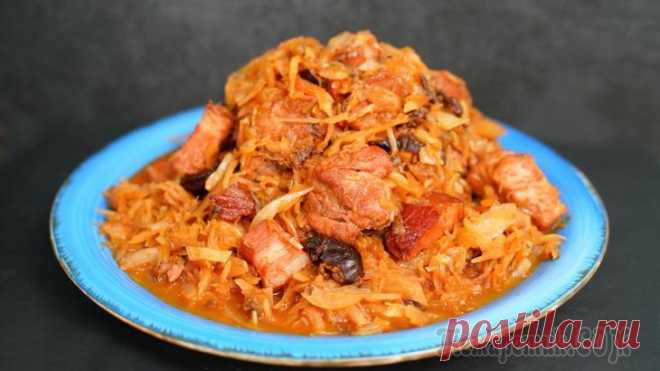 Бигос – шикарное мясо с 2 видами капусты