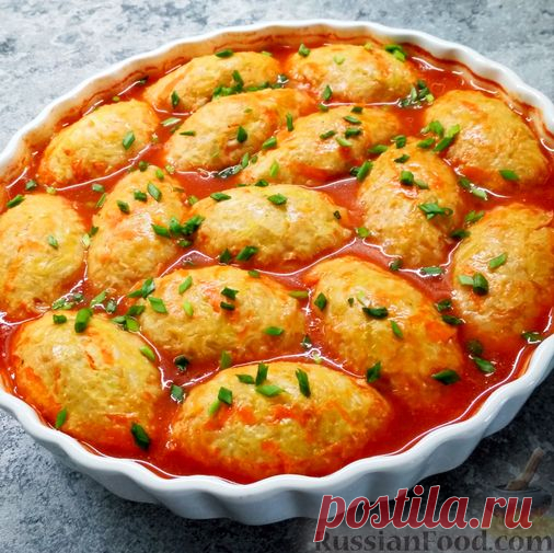 Рецепт: Ленивые голубцы в духовке на RussianFood.com