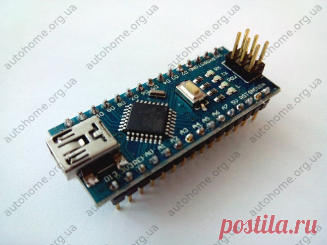 ARDUINO Nano R3 atmega328 5В 16Мгц CH340