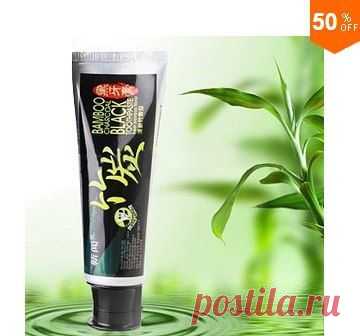 BAMBOO CHARCOAL - Отбеливающая зубная паста на основе бамбукового угля. 👍 👍 👍