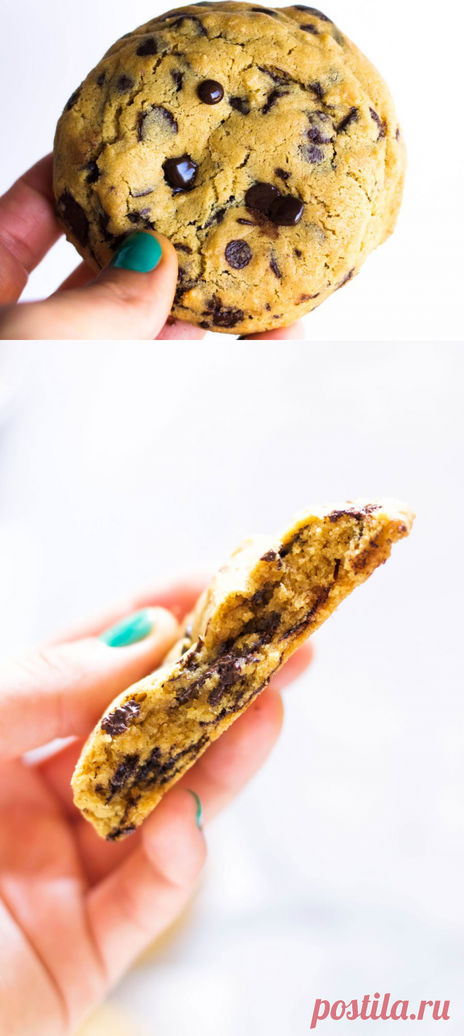 Домашнее печенье с шоколадом (рецепт+видео)